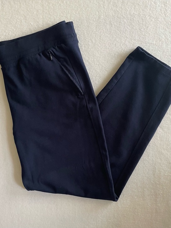 Talbots Pants - T by Talbots Blue Mid-weight Straight Leg High Rise Lounge Pants Size XL